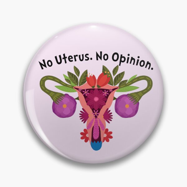 Item preview, No Uterus No Opinion Prochoice Women's Health Flowers Hydro Stanley Laptop Sticker designed and sold by OneWorldLove.