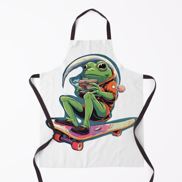 Item preview, A frog in space on a skate designed and sold by MilanoAlex.