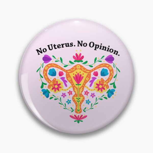 Item preview, No Uterus No Opinion Prochoice Women's Health Flowers Hydro Stanley Laptop Sticker designed and sold by OneWorldLove.