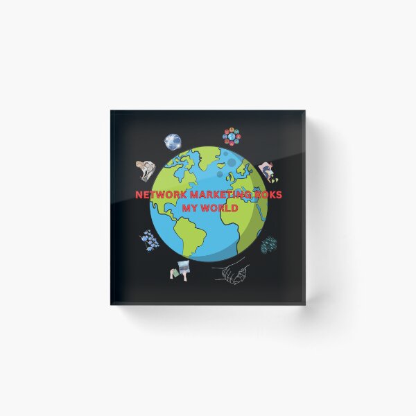 Item preview, NETWORK MARKETING ROKS MY WORLD  designed and sold by YourTrendyTees.