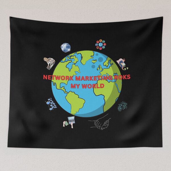 Item preview, NETWORK MARKETING ROKS MY WORLD  designed and sold by YourTrendyTees.