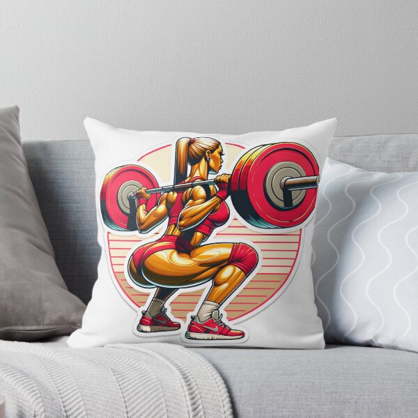 Item preview, Female bodybuilding squat designed and sold by LoveLabDesign.