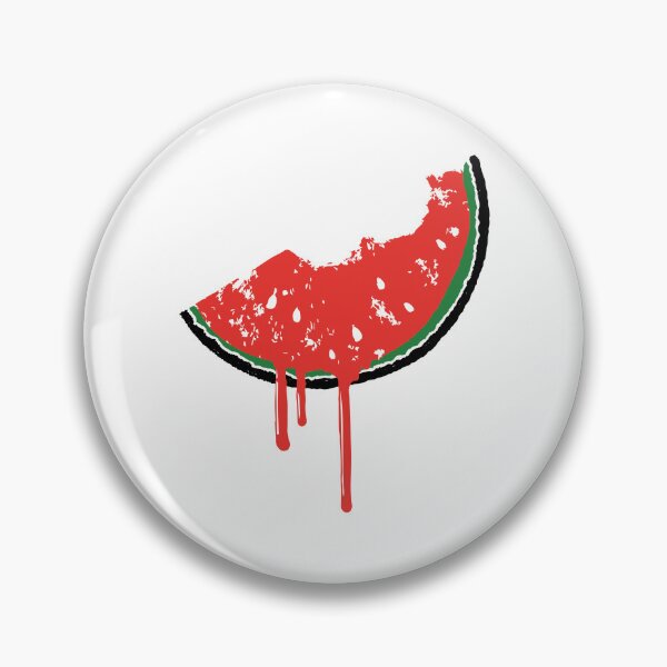 Item preview, Palestine Watermelon - Gaza Awareness designed and sold by blackinkmice.