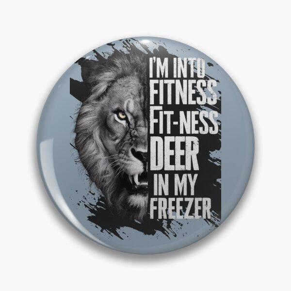 Item preview, Im Into Fitness Deer Freezer designed and sold by artchic4you.