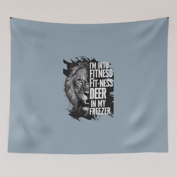 Item preview, Im Into Fitness Deer Freezer designed and sold by artchic4you.