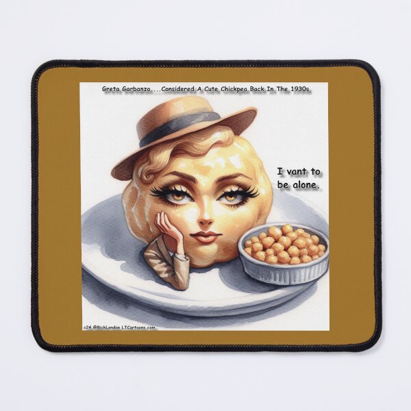 Item preview, Greta Garbanzo Was Considered A Cute Chickpea Back In Her Day designed and sold by Rick London Gifts.