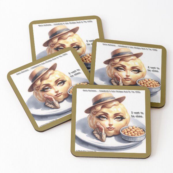 Item preview, Greta Garbanzo Was Considered A Cute Chickpea Back In Her Day designed and sold by Rick London Gifts.