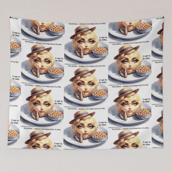 Item preview, Greta Garbanzo Was Considered A Cute Chickpea Back In Her Day designed and sold by Rick London Gifts.