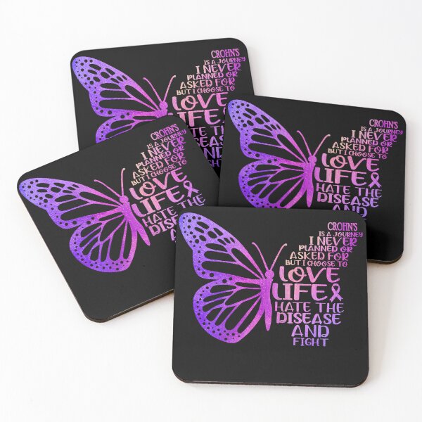 Item preview, Crohn's is a journey I NEVER planned or asked for but i choose to LIVE LIFE hate the disease and FIGHT designed and sold by KatMercerr.