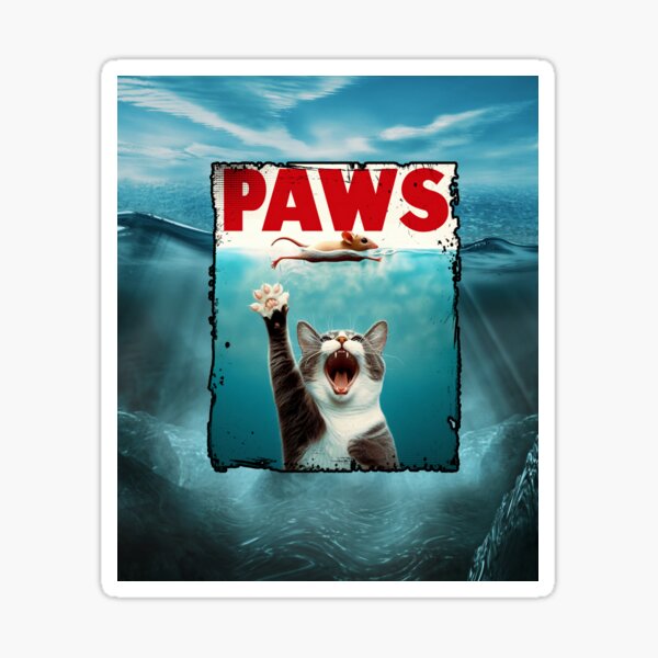 Item preview, Jaws Cat  designed and sold by WoodburyLake.
