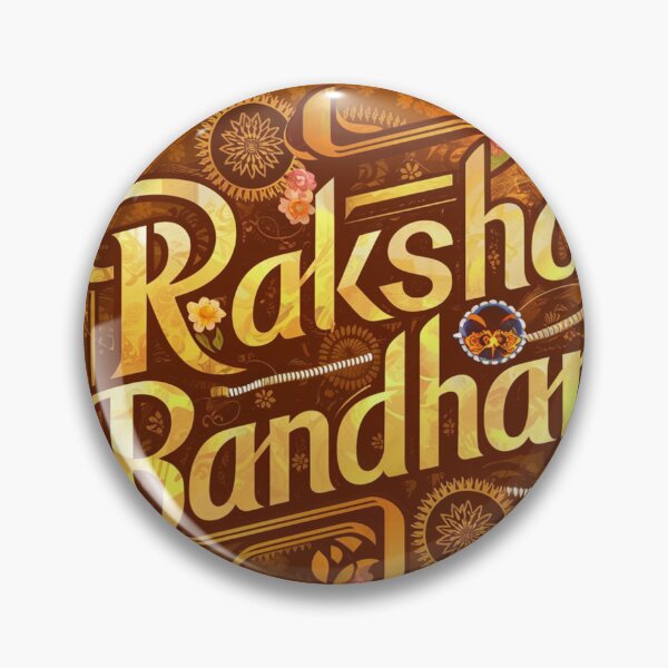 Item preview, "Golden Love: Raksha Bandhan Typography Celebration" designed and sold by DesignEpic22.