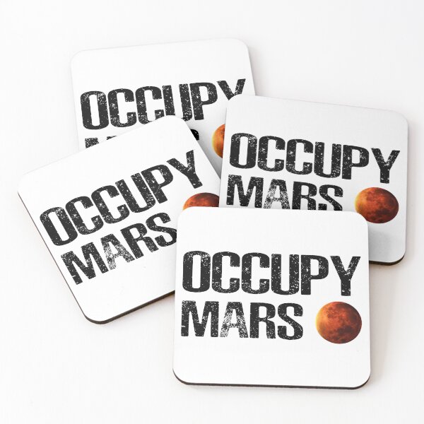 Item preview, Occupy Mars Realistic Design designed and sold by HQShirts.