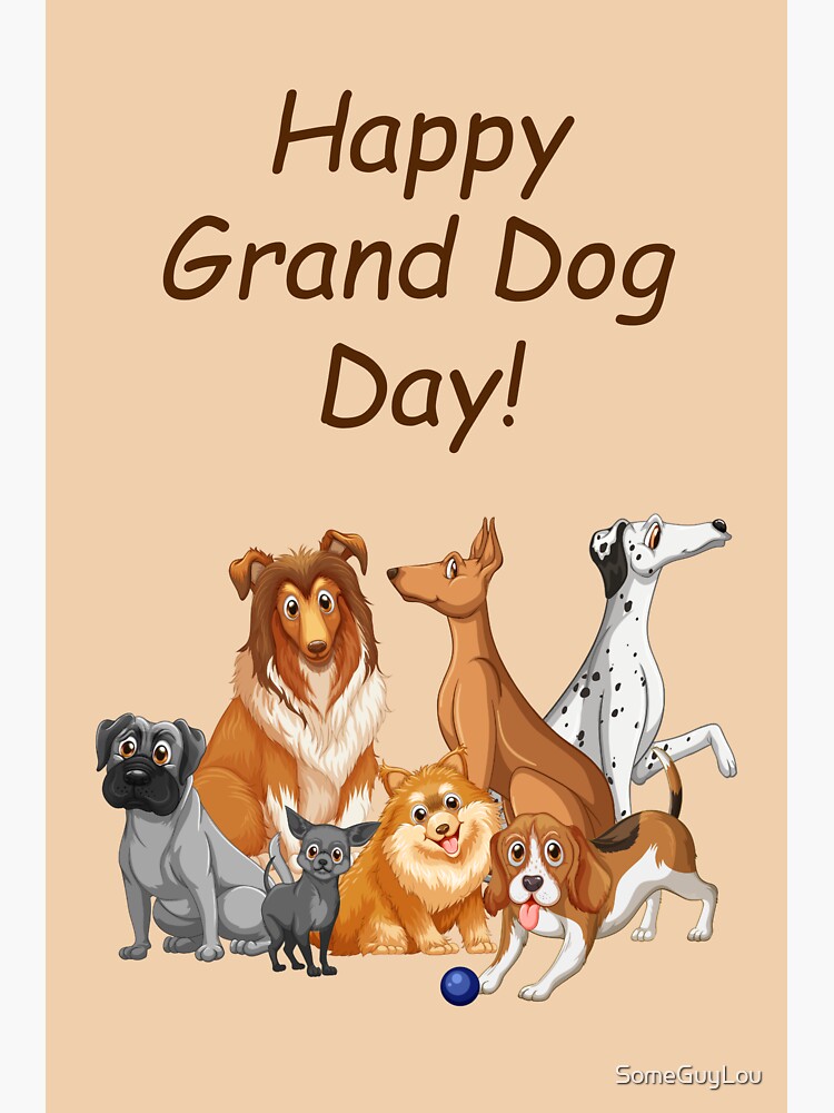 Cartoon All The Do Dog Day National Dog Day 26 August Cartoon