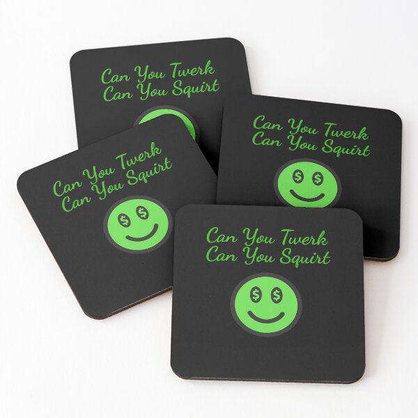 Item preview,  Twerk & Squirt Green Smiley Face designed and sold by KATKattalestv.