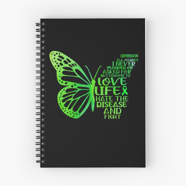 Item preview, Depression is a journey I NEVER planned or asked for but i choose to LIVE LIFE hate the disease and FIGHT designed and sold by KatMercerr.