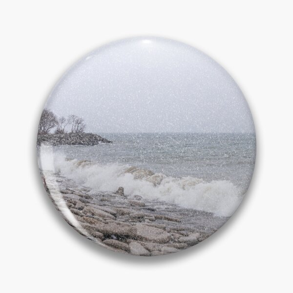 Item preview, Waves Pummel the Shoreline in Sam Smith Park designed and sold by jrtwynam.