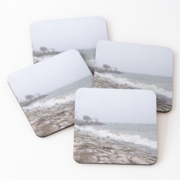 Item preview, Waves Pummel the Shoreline in Sam Smith Park designed and sold by jrtwynam.