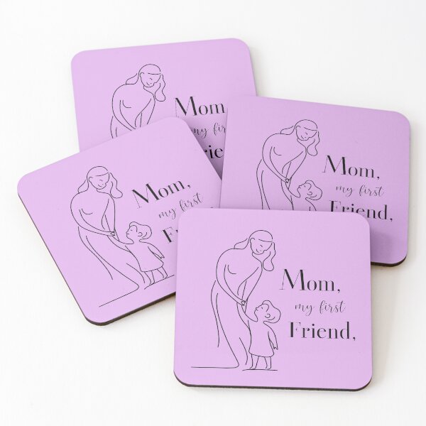 Item preview, Mom, My First Friend: A Heartwarming Tribute designed and sold by RvinJo8.