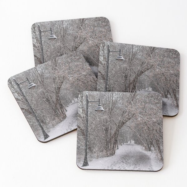 Item preview, Snowy Path through the Woods in Toronto, Ontario designed and sold by jrtwynam.