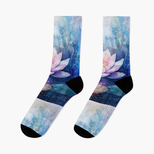 Item preview, Lotus Flower Watercolor designed and sold by Divinitree.