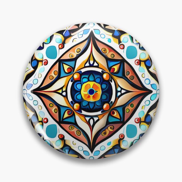Item preview, Filigree Elegant & Royal Diamond Point Flower Mandala  designed and sold by Zeporas Castle.