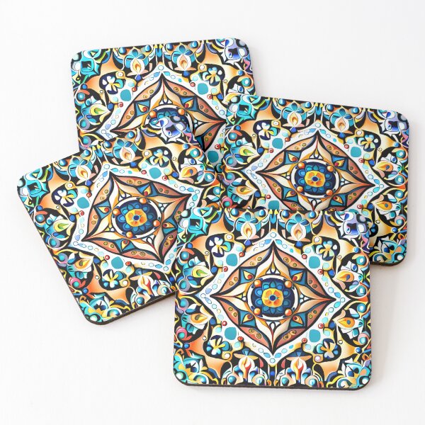 Item preview, Filigree Elegant & Royal Diamond Point Flower Mandala  designed and sold by Zeporas Castle.