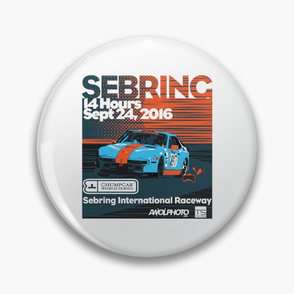 Item preview, 2016 ChampCar "CHUMPCAR 14 hrs of Sebring"   designed and sold by TrackSwag.