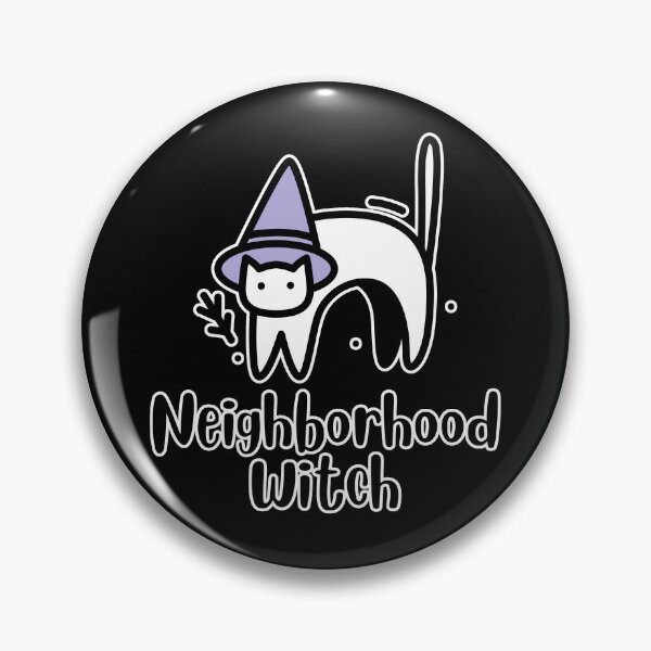 Item preview, Neighboorhood Witch Cat Design designed and sold by CarefulCreation.