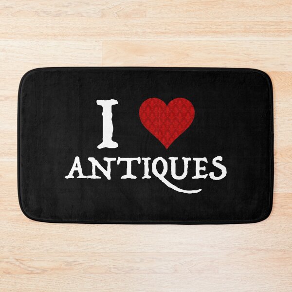 Item preview, I Love (Heart) Antiques designed and sold by Cat Lady Designs.