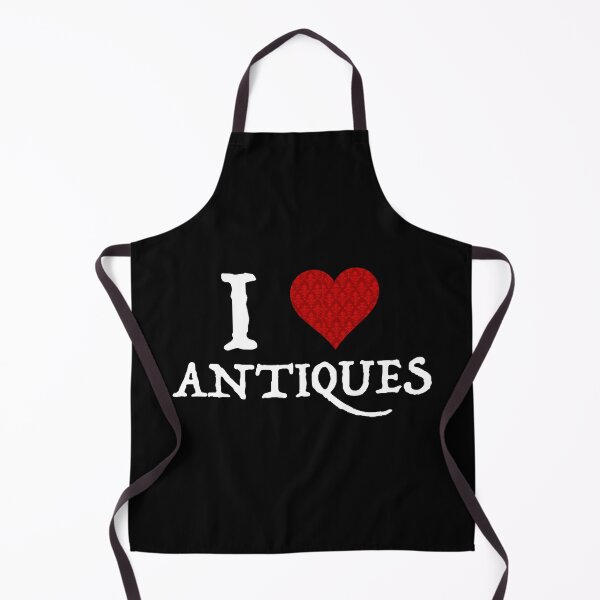 Item preview, I Love (Heart) Antiques designed and sold by Cat Lady Designs.