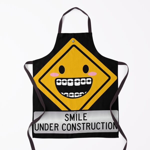 Item preview, Smile Under Constrution Cute Braces Smile designed and sold by SusanaDesigns.