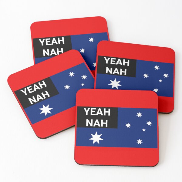 Item preview, Yeah Nah Australia  designed and sold by Kangaroo Sun.