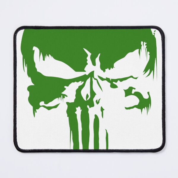 Item preview, green skull designed and sold by White Tiger Designz .
