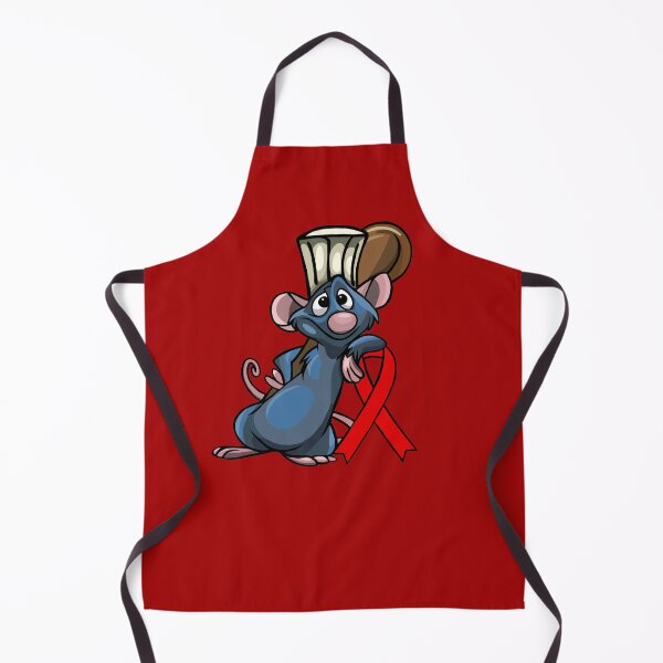 Item preview, Chef Rat with Awareness Ribbon (Red) designed and sold by CaitlynConnor.