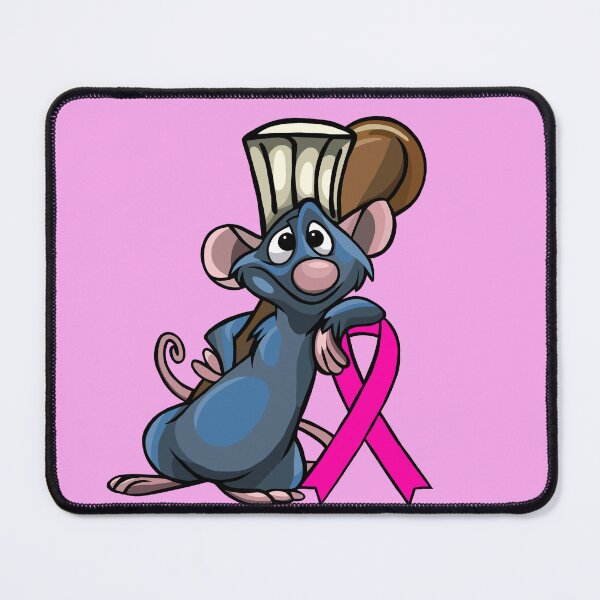 Item preview, Chef Rat with Awareness Ribbon (Pink) designed and sold by CaitlynConnor.
