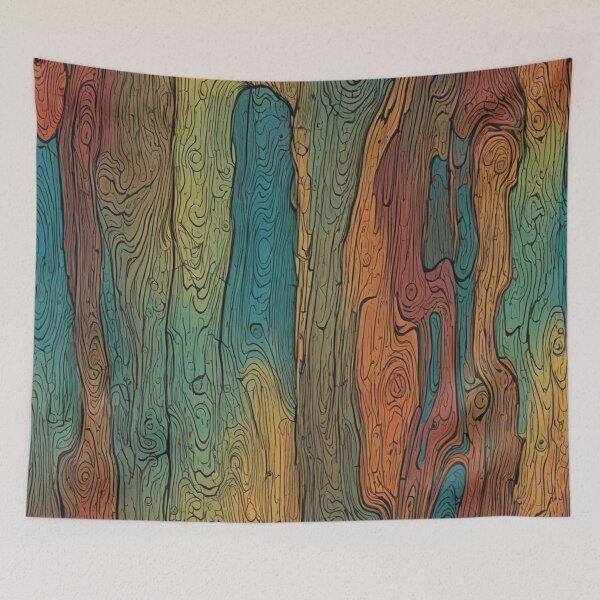 Item preview, Abstract Colorful Wood Grain Pattern designed and sold by calibrit.