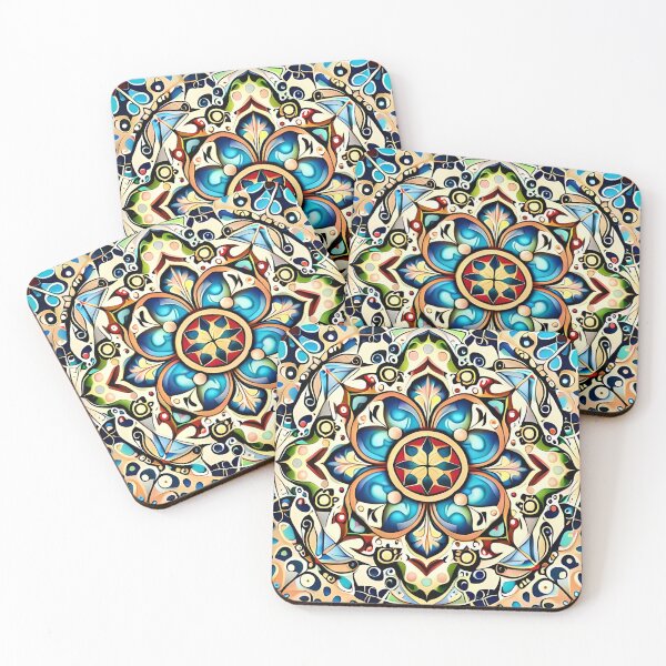 Item preview, Filigree Elegant & Royal Lattice Sky Blue Petals  designed and sold by Zeporas Castle.