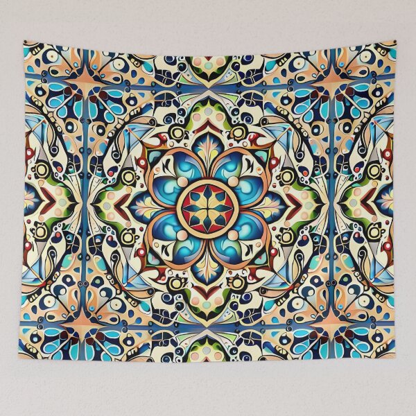 Item preview, Filigree Elegant & Royal Lattice Sky Blue Petals  designed and sold by Zeporas Castle.