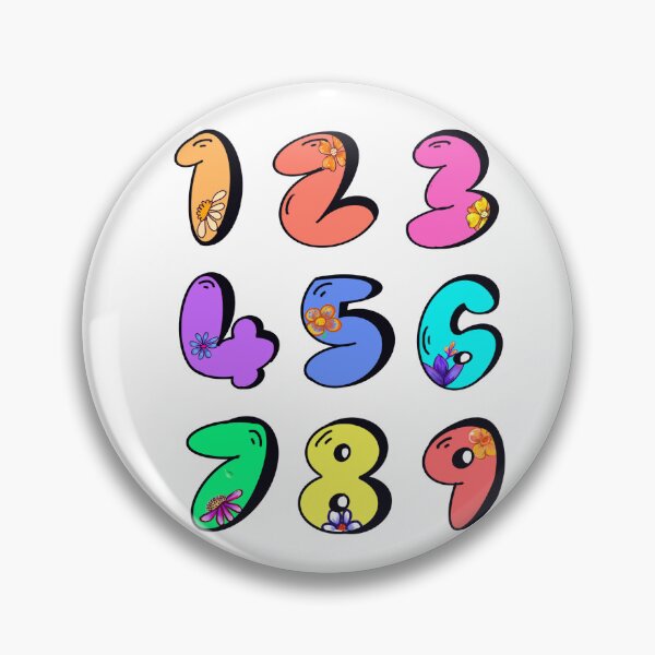 Item preview, The top 10 best educational learning gift ideas for kids,women,men teachers. Learning Numerals.  Counting numbers from one to 9 designed and sold by Artonmytee.