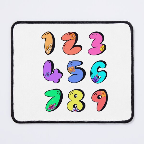 Item preview, The top 10 best educational learning gift ideas for kids,women,men teachers. Learning Numerals.  Counting numbers from one to 9 designed and sold by Artonmytee.