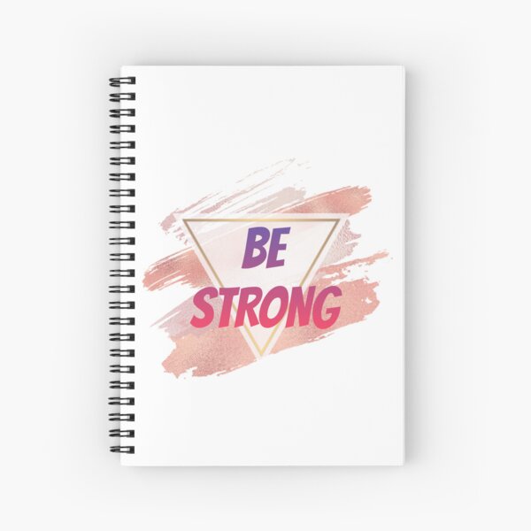 Aperçu de l'œuvre Soyez fort, phrase de motivation créée et vendue par adlkh.