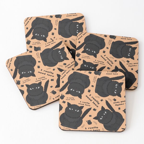 Item preview, Pattern with a cat that needs love designed and sold by Cherevan.