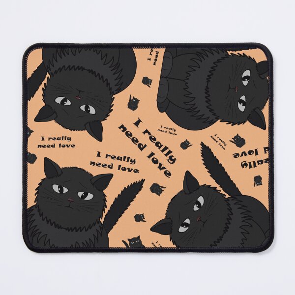 Item preview, Pattern with a cat that needs love designed and sold by Cherevan.