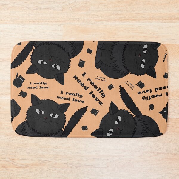 Item preview, Pattern with a cat that needs love designed and sold by Cherevan.