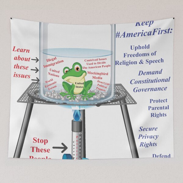Item preview, American Frog in Boiling Water designed and sold by BeingABillboard.