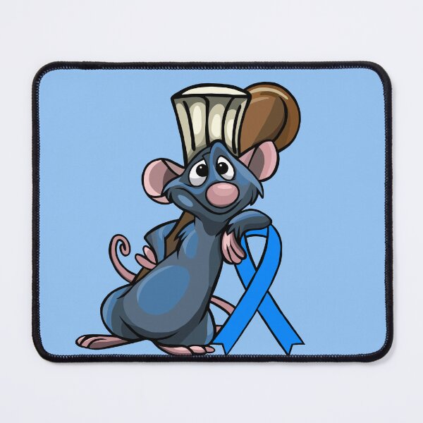 Item preview, Chef Rat with Awareness Ribbon (Blue) designed and sold by CaitlynConnor.