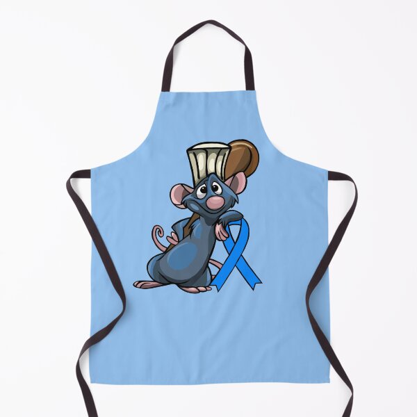 Item preview, Chef Rat with Awareness Ribbon (Blue) designed and sold by CaitlynConnor.