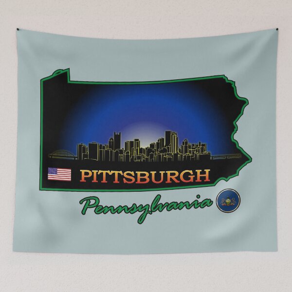 Item preview, Pittsburgh Pennsylvania Skyline designed and sold by studioss76.