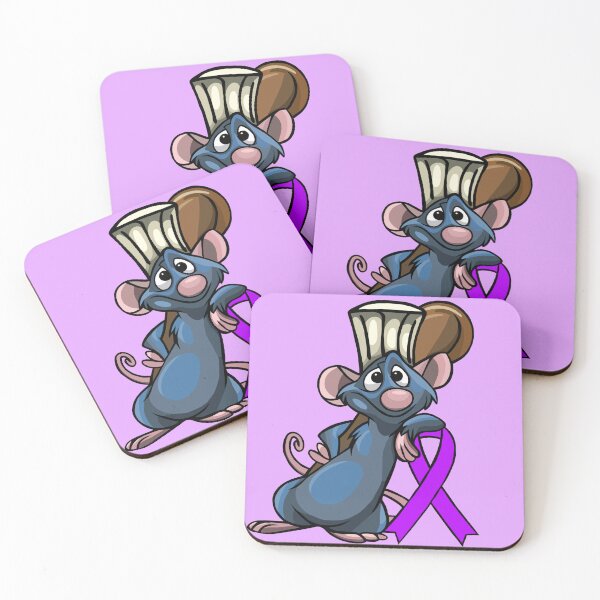 Item preview, Chef Rat with Awareness Ribbon (Purple) designed and sold by CaitlynConnor.