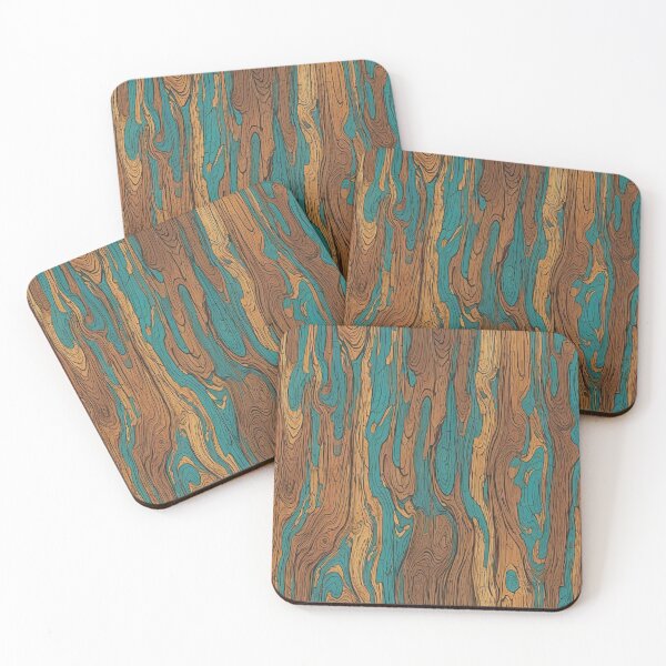 Item preview, Abstract Colorful Wood Grain Pattern designed and sold by calibrit.